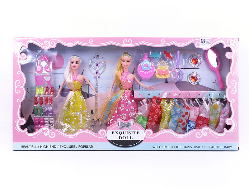 11.5inch Solid Body Doll Set(2in1) toys