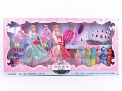 11.5inch Solid Body Doll Set(2in1) toys