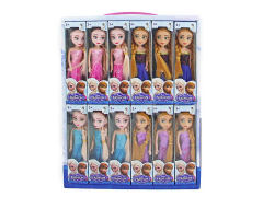 7inch Solid Body Doll Set(24in1)