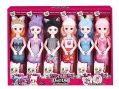 12inch Solid Body Doll Set(6in1)