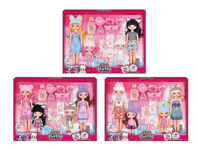 12.5inch Solid Body Doll Set(3S) toys