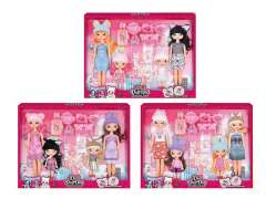 12.5inch Solid Body Doll Set(3S)