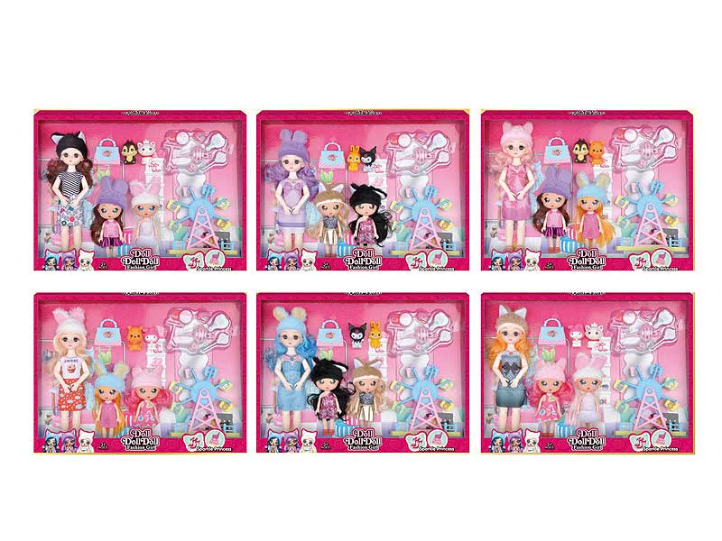 12inch Solid Body Doll Set(6S) toys
