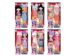 12.5inch Solid Body Doll Set(6S)