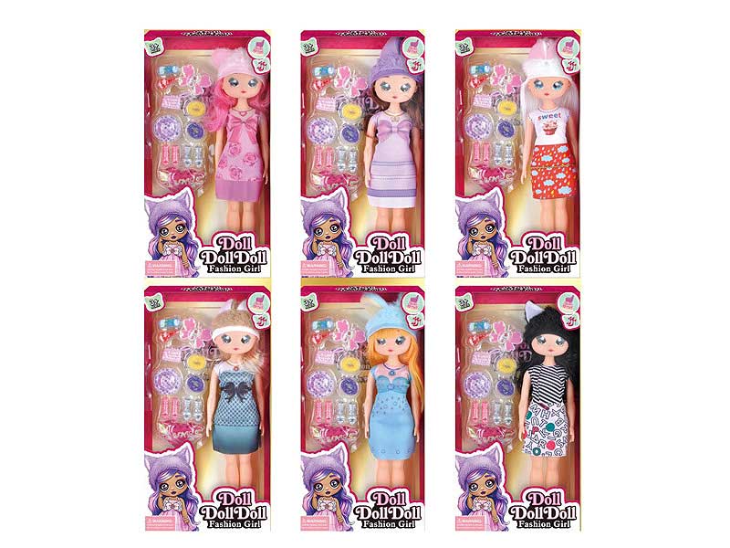 12.5inch Solid Body Doll Set(6S) toys