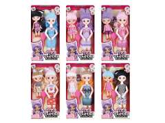 12inch Solid Body Doll Set(6S) toys