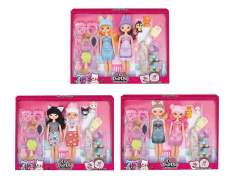 12inch Solid Body Doll Set(2in1) toys