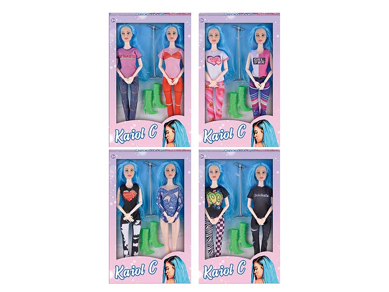 11.5inch Solid Body Doll Set(4S） toys