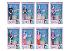 11.5inch Solid Body Doll Set(8S)