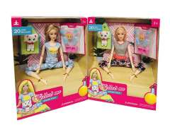 11.5inch Solid Body Doll Set(2S) toys