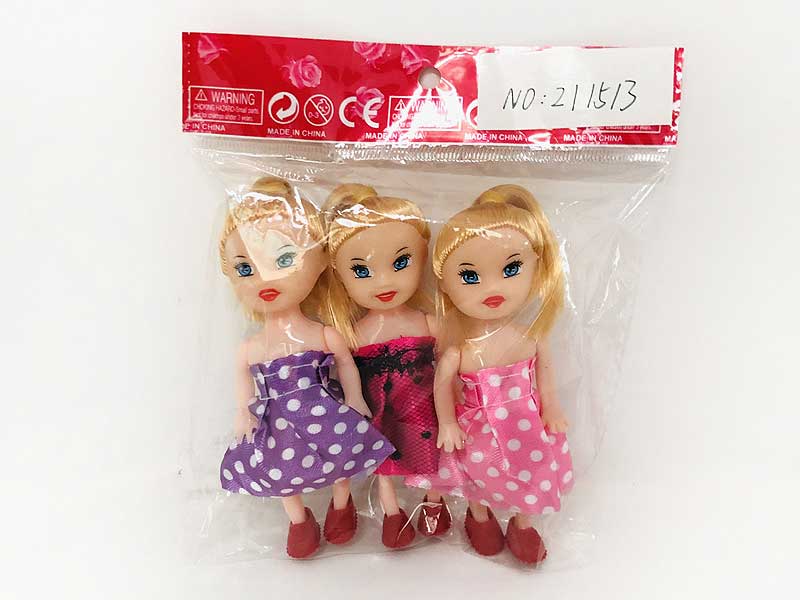 3inch Solid Body Doll(3in1) toys