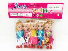 3inch Solid Body Doll(5in1) toys