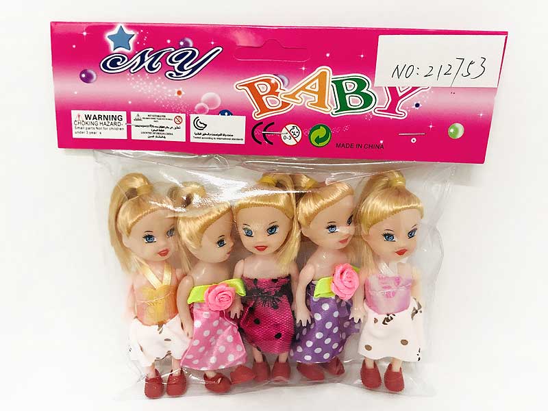 3inch Solid Body Doll(5in1) toys
