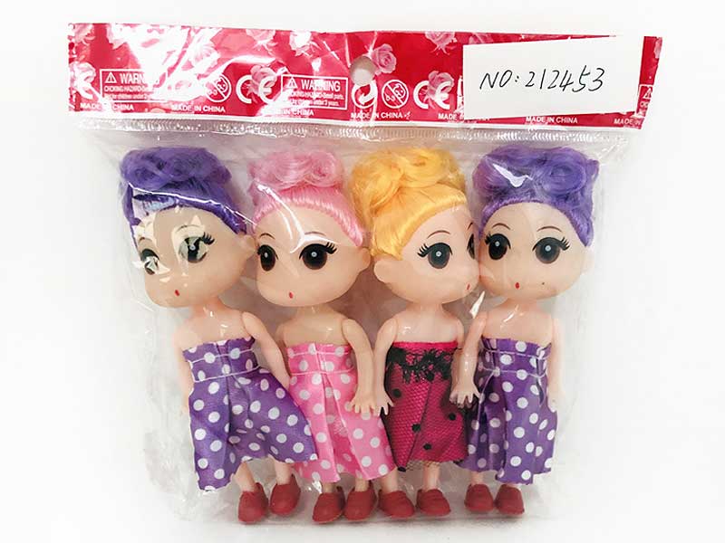 3inch Solid Body Doll(4in1) toys