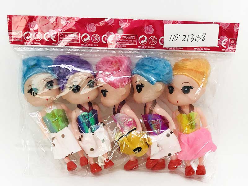 3inch Solid Body Doll(5in1) toys
