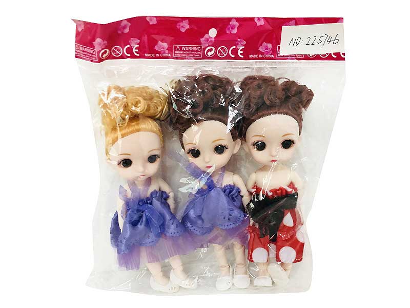 6inch Solid Body Doll(3in1) toys