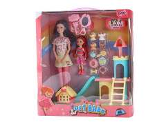 11inch Solid Body Doll Set toys