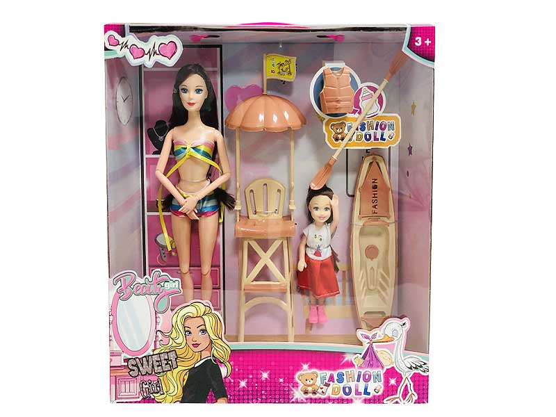 11inch Solid Body Doll Set toys