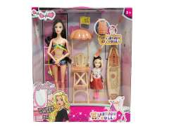 11inch Solid Body Doll Set