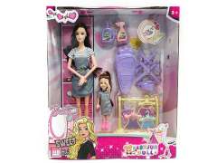 11inch Solid Body Doll Set