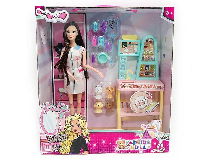 11inch Solid Body Doll Set toys