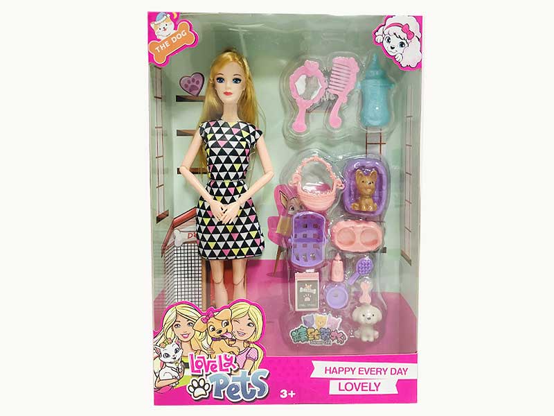 11inch Solid Body Doll Set toys