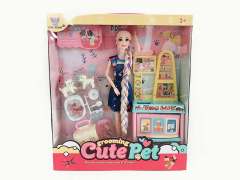 11inch Solid Body Doll Set toys