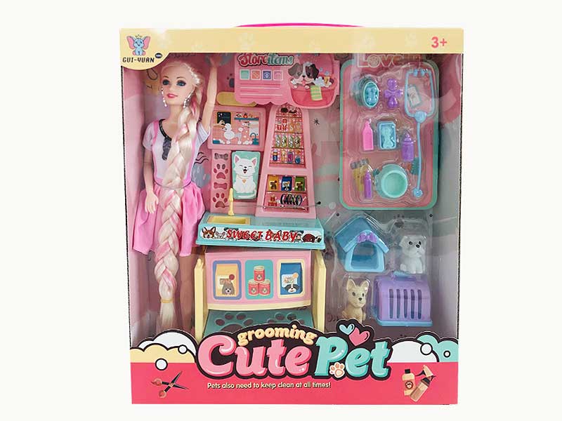 11inch Solid Body Doll Set toys