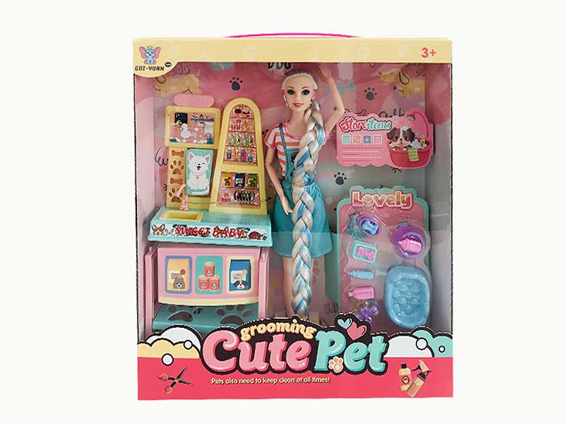 11inch Solid Body Doll Set toys