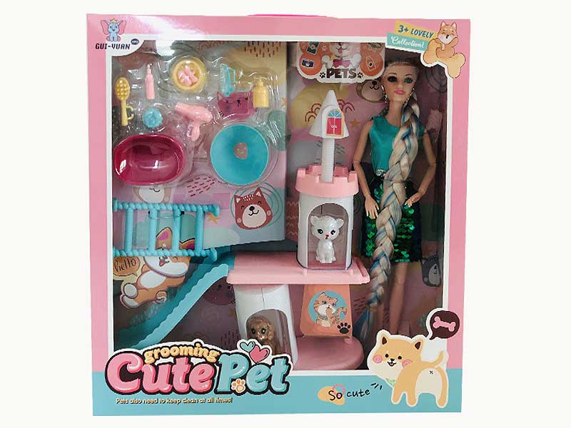 11inch Solid Body Doll Set toys