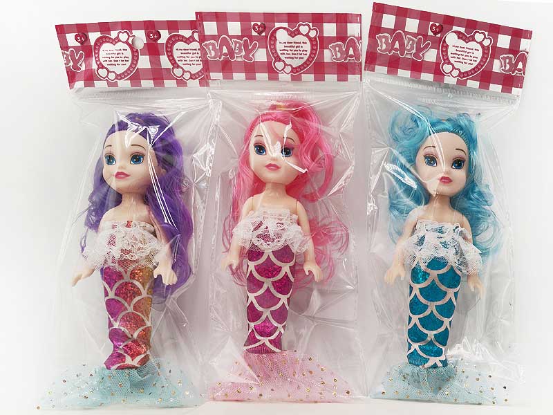 6inch Solid Body Mermaid toys