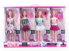 11inch Solid Body Doll Set(8in1)