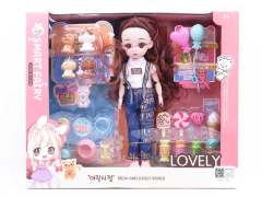 9inch Solid Body Doll Set toys