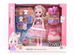 9inch Solid Body Doll Set