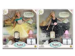 11.5inch Solid Body Doll Set(2S) toys