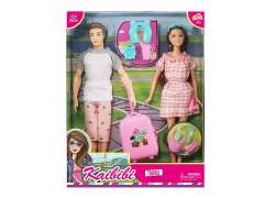 11.5inch Solid Body Doll Set(2in1)