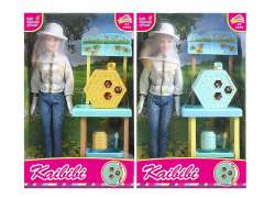 11.5inch Solid Body Doll Set(2C)