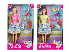 11.5inch Solid Body Doll Set(2S)