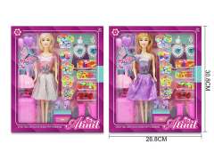 11inch Solid Body Doll Set(2S) toys