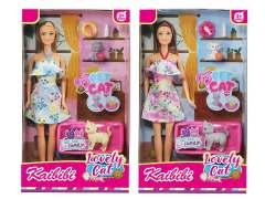 11.5inch Solid Body Doll Set(2S) toys