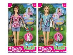 11.5inch Solid Body Doll Set(2S) toys