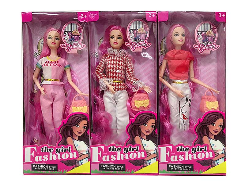 11.5inch Solid Body Doll Set(3S) toys