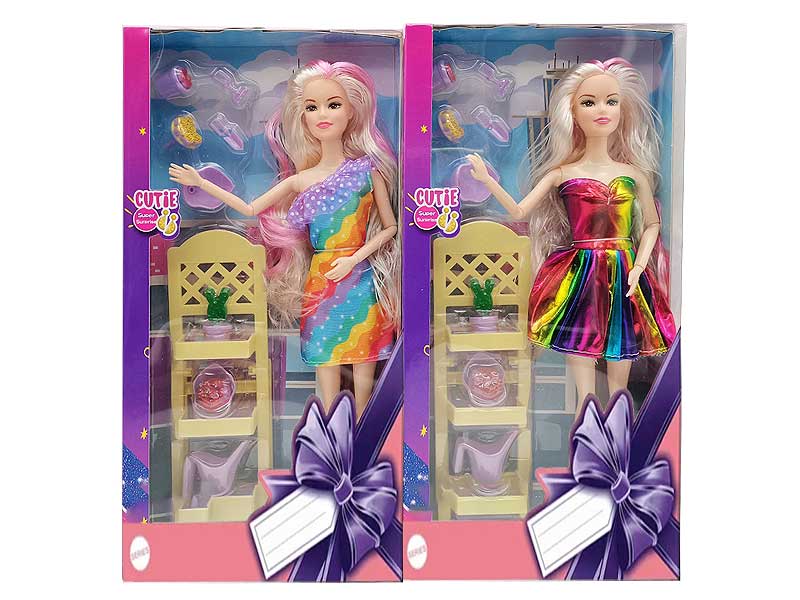 11.5inch Solid Body Doll Set(2S) toys