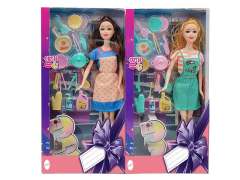 11.5inch Solid Body Doll Set(2S) toys