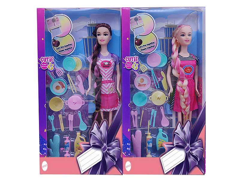 11.5inch Solid Body Doll Set(2S) toys