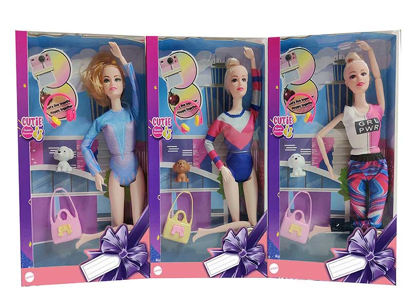 11.5inch Solid Body Doll Set(3S) toys