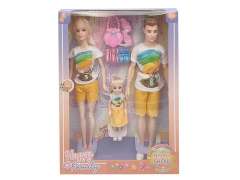 Solid Body Doll Set(3in1) toys