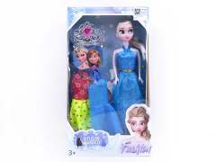 11.5inch Solid Body Doll Set(2S) toys