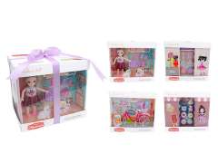 6inch Solid Body Doll Set(4in1)
