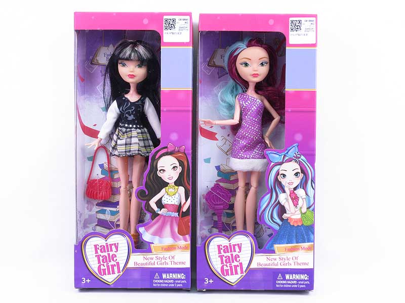 9inch Solid Body Doll Set(2S) toys